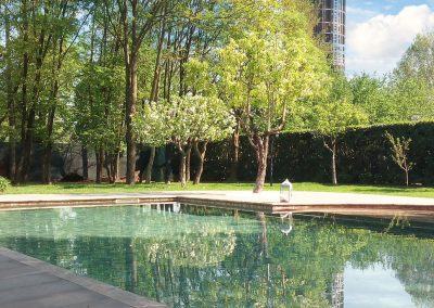 Nuova costruzione di piscina interrata